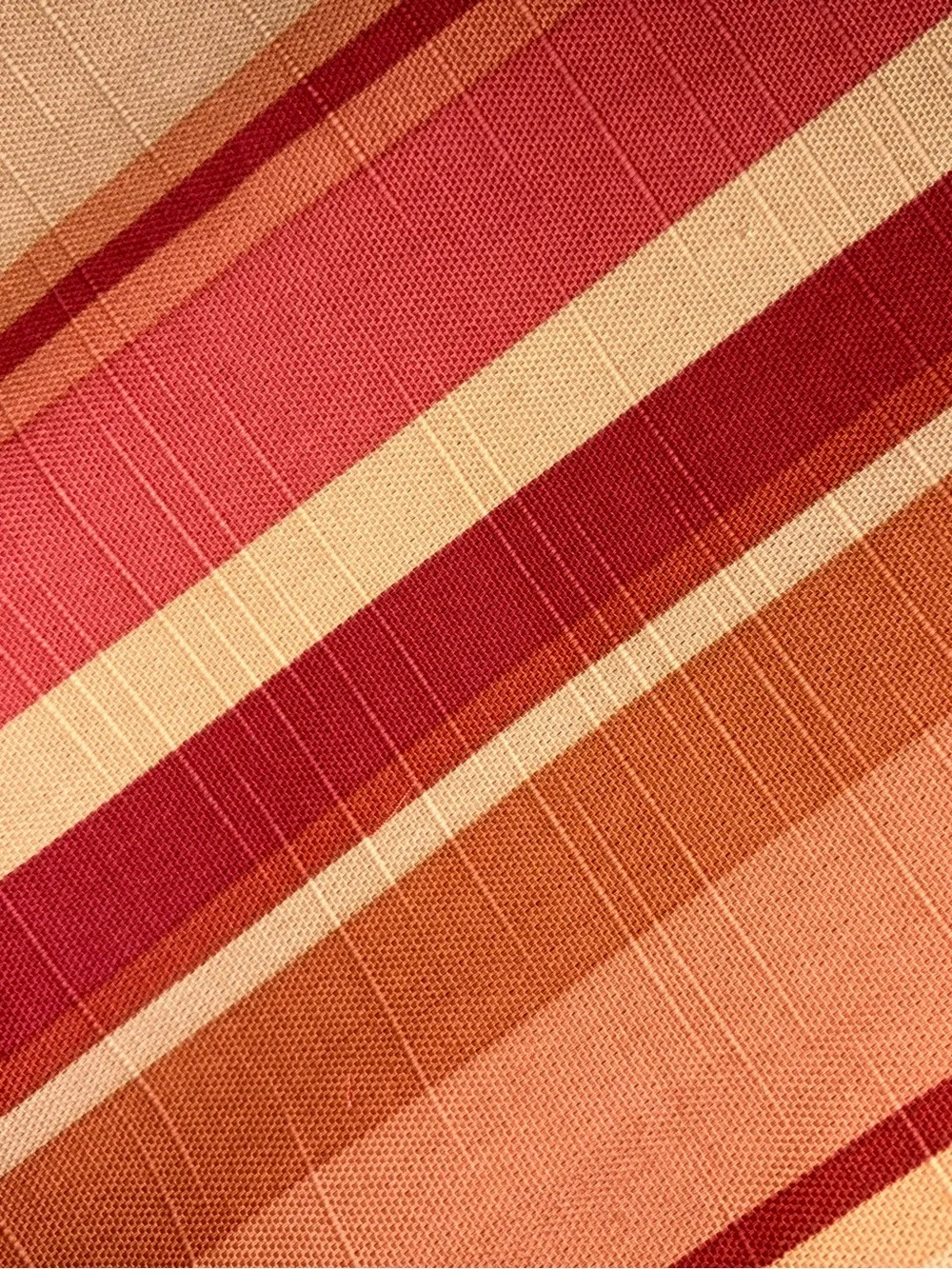 Vintage Pier 1 Imports neutral horizontal striped drapes set 2  54 x 84